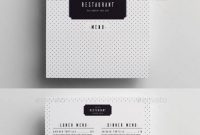 Menu Templates From Graphicriver for Menu Template Indesign Free