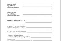 Mexican Marriage Certificate Translation Template  Template pertaining to Birth Certificate Translation Template
