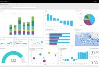 Microsoft Power Bi A Powerful Cloud Based Business Analytics Service throughout Business Intelligence Powerpoint Template