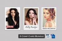 Model Comp Card Template Bundle Modeling Comp Card Model  Etsy throughout Zed Card Template
