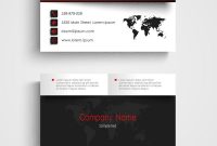 Modern Black White Business Card Template Vector Image pertaining to Black And White Business Cards Templates Free