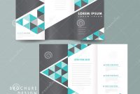 Modern Trifold Brochure Template Design Stock Vector  Illustration pertaining to 3 Fold Brochure Template Free Download