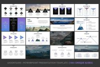 Mountains  Powerpoint Template Featuresexclusiveresolution with Powerpoint Template Resolution