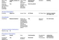 Mtuitive Surgery for Operative Report Template