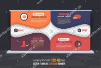Multicolored Multipurpose Business Theme Outdoor Banner Stock Vector pertaining to Outdoor Banner Template