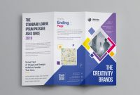 Neptune Professional Corporate Trifold Brochure Template intended for Professional Brochure Design Templates