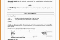 New Family Loan Agreement Template Free  Best Of Template within Family Loan Agreement Template Free