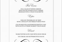 New Fancy Menu Template Free  Best Of Template intended for Menu Template Free Printable