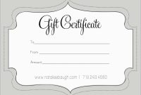 New Photography Gift Certificate Template Free  Best Of Template inside Free Photography Gift Certificate Template