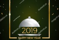 New Years Eve Dinner Template Stock Vector Royalty Free intended for New Years Eve Menu Template
