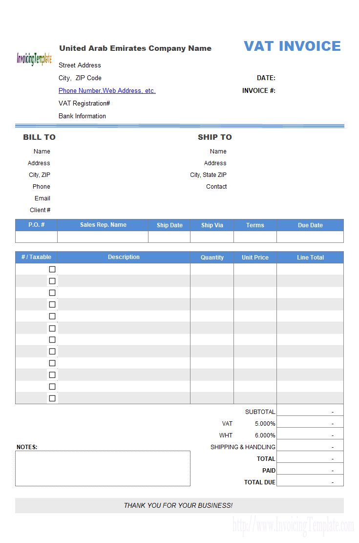 New Zealand Tax Invoice Template within Invoice Template New Zealand