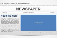 Newspaper Powerpoint Template  Slidemodel intended for Newspaper Template For Powerpoint