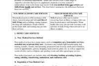 Non Medical Home Care Business Plan Template Sample Fancy regarding Non Medical Home Care Business Plan Template