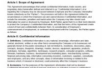 Nondisclosure Agreement Nda Template – Sample inside Unilateral Non Disclosure Agreement Template