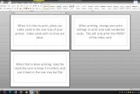 Noteindex Cards  Word Template  Youtube within Queue Cards Template