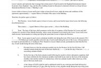 Office Lease Agreement Contract Forms  Pdf throughout Building Rental Agreement Template