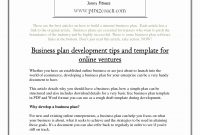Online Retail Hing Store Business Plan Fashion Concept Pdf throughout Online Store Business Plan Template