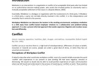 Pdf The Art Of Workplace Mediation From Conflict To Engagement for Workplace Mediation Outcome Agreement Template