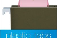 Pendaflex Hanging Folder Tabs " Clear Pink  Tabs  Inserts Per for Pendaflex Label Template