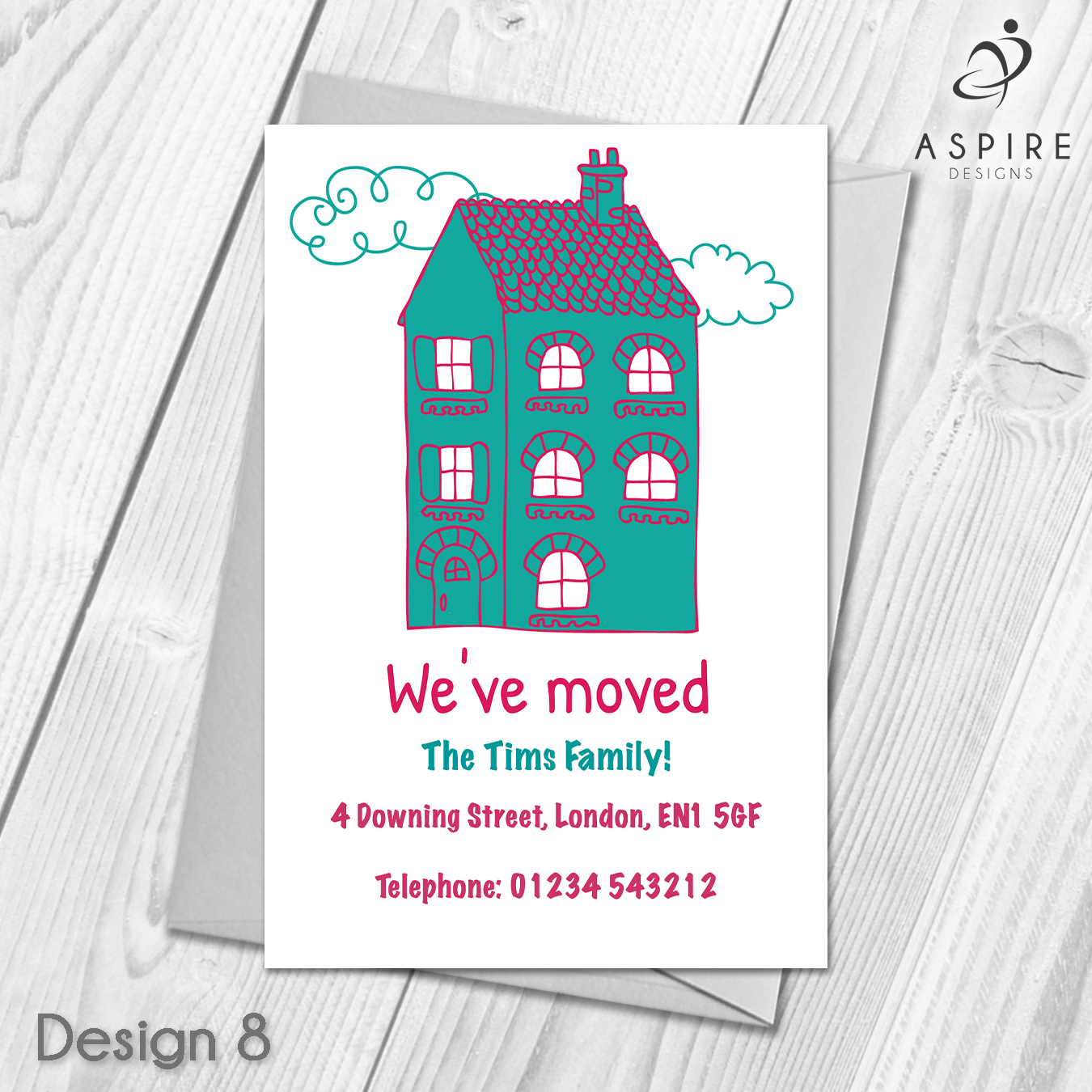 Personalised Home Sweet Home Change Of Address Cards  Personalised intended for Free Moving House Cards Templates