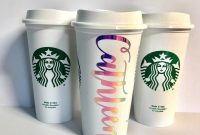 Personalized Starbucks Cup Personalized Starbucks Cup For  Etsy with Starbucks Create Your Own Tumbler Blank Template