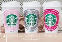 Personalized Starbucks Cups With Cricut  Youtube intended for Starbucks Create Your Own Tumbler Blank Template