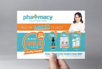 Pharmacy Flyer Template  Psd Ai  Vector  Brandpacks regarding Pharmacy Brochure Template Free