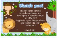 Photo  Sewed Thank You Cards Image with regard to Template For Baby Shower Thank You Cards