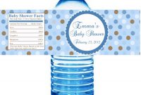Photo  Zebra Baby Shower Thank You Image regarding Baby Shower Water Bottle Labels Template