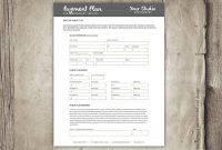 Photography Payment Plan Form Template Financial Contract  Etsy inside Financial Payment Plan Agreement Template