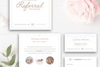 Photography Referral Card  Photoshop Template  Referral Program intended for Referral Card Template Free