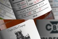 Pinbest Graphic Design On Premium Packaging Templates  Beer pertaining to Beer Label Template Psd