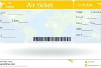 Pinpat Zema On French  Ticket Template Airline Tickets Ticket intended for Plane Ticket Template Word