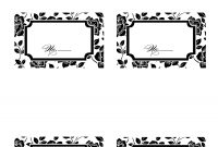 Place Card Templates Word Table Template Free  Beautiful for Table Place Card Template Free Download
