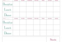 Plans Meal Weekly Wondrous Plan Template Templates With inside Menu Planning Template Word