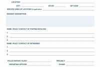Police Report Template  Examples Fake  Real ᐅ Template Lab inside Fake Police Report Template