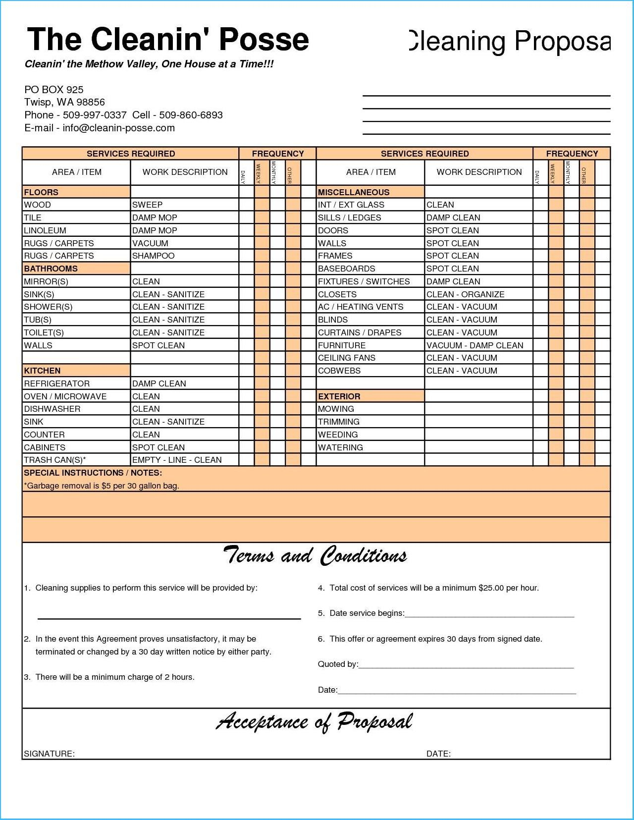 Popular House Cleaning Invoice Template Free Which You Need To Make inside House Cleaning Invoice Template Free