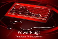 Powerpoint Template Red And White Themed Financial Chart Showing regarding Depression Powerpoint Template