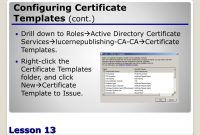 Ppt  Configuring Active Directory Certificate Services Powerpoint inside Active Directory Certificate Templates