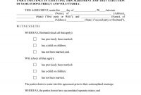 Prenuptial Agreement Samples  Forms ᐅ Template Lab intended for New York Prenuptial Agreement Template