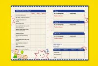 Prenursery Report Card On Behance  Report Card Ideas  School throughout Kindergarten Report Card Template