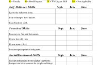 Preschool Progress Report Template  Childcare  Preschool inside Daily Report Card Template For Adhd