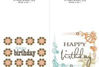 Printable Birthday Card Template Cards Free Intended For Ucwords throughout Anniversary Card Template Word