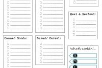 Printable Grocery List Templates Shopping List ᐅ Template Lab with regard to Blank Grocery Shopping List Template