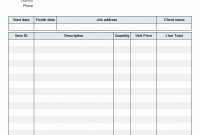 Printable Receipts For Work Done Downloads – Wfacca in Invoice For Work Done Template