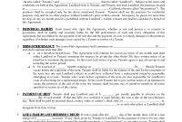 Printable Residential Free House Lease Agreement  Residential Lease for Free Tenant Lease Agreement Template