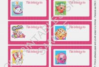 Printable Shopkins Labels For School Suppliesokprintables On within Notebook Label Template