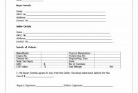 Printable Vehicle Purchase Agreement Templates ᐅ Template Lab within Car Purchase Agreement Template