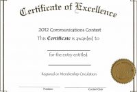 Printable Volunteer Certificate Of Appreciation  Free Download  D in Certificate Of Excellence Template Free Download