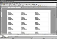 Printing Address Labels In Libreoffice  Youtube with Openoffice Label Template